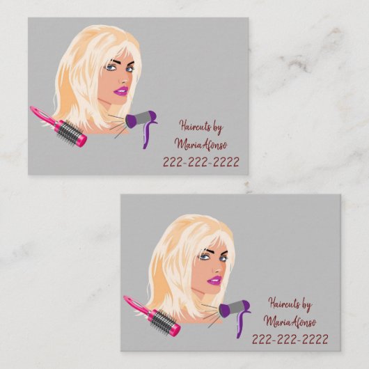 Visitenkarten, Beauty Salon Visitenkarten Visitenkarte (Vorne/Hinten)