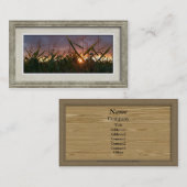 Visitenkarten - Bilderrahmen-Art 01 Visitenkarte (Vorne/Hinten)