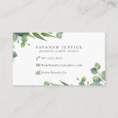 Visitenkarten Boho Schönheits-Co Visitenkarte (Rückseite)