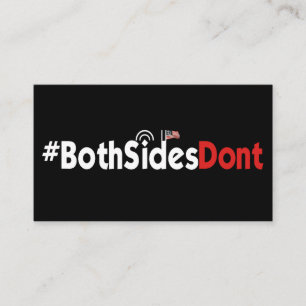 Visitenkarten - #BothSidesDont Visitenkarte