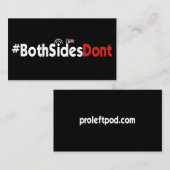 Visitenkarten - #BothSidesDont Visitenkarte (Vorne/Hinten)