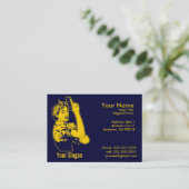 Visitenkarten Damen-Shooter Visitenkarte (Stehend Vorderseite)