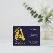 Visitenkarten Damen-Shooter Visitenkarte (Stehend Vorderseite)