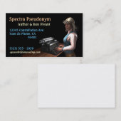 Visitenkarten der Autorin-(a) Visitenkarte (Vorne/Hinten)