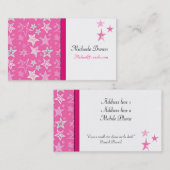 VISITENKARTEN DER DESIGNER STAR VISITENKARTE (Vorne/Hinten)