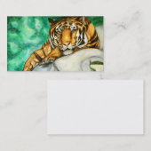Visitenkarten der Gedulds-(Tiger) Visitenkarte (Vorne/Hinten)