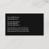 Visitenkarten der Klasse Realtor Visitenkarte (Rückseite)