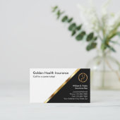 Visitenkarten der Krankenversicherung Visitenkarte (Stehend Vorderseite)