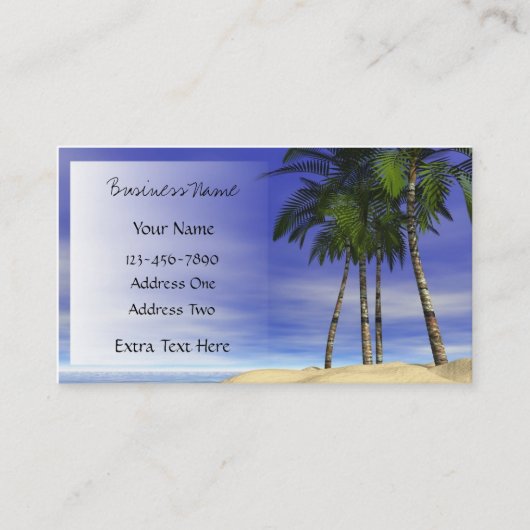 Visitenkarten der Natur Visitenkarte (Vorderseite)