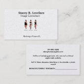 Visitenkarten der Neukonstruktion sich Terminkarte (Vorne/Hinten)