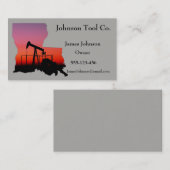 Visitenkarten der Öl- und Gasindustrie Louisana Visitenkarte (Vorne/Hinten)