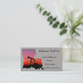 Visitenkarten der Öl- und Gasindustrie Louisana Visitenkarte (Stehend Vorderseite)