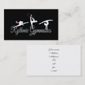Visitenkarten der rhythmischen Gymnastik Visitenkarte (Vorne/Hinten)