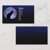 Visitenkarten der schwarzen Katze Visitenkarte (Vorne/Hinten)