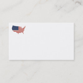 Visitenkarten der US-amerikanischen Flagge Visitenkarte