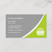 Visitenkarten der Zeitarbeitsfirma Visitenkarte (Vorderseite)