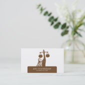 Visitenkarten des Anwalts Visitenkarte (Stehend Vorderseite)