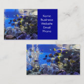 Visitenkarten des Aquariums 2 Visitenkarte (Vorne/Hinten)