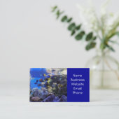 Visitenkarten des Aquariums 2 Visitenkarte (Stehend Vorderseite)