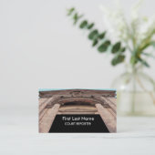 Visitenkarten des Gebäude Visitenkarte (Stehend Vorderseite)