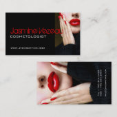Visitenkarten des Kosmetologen Visitenkarte (Vorne/Hinten)