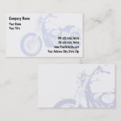 Visitenkarten des Motorrades Visitenkarte (Vorne/Hinten)