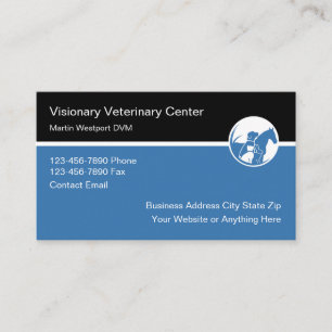Visitenkarten-Design für veterinärmedizinische Unt Visitenkarte