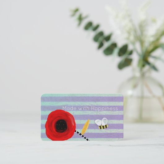 Visitenkarten einzigartig visitenkarte (Stehend Vorderseite)