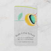 Visitenkarten einzigartig visitenkarte (Rückseite)