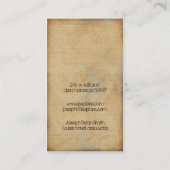 Visitenkarten entdecken visitenkarte (Rückseite)