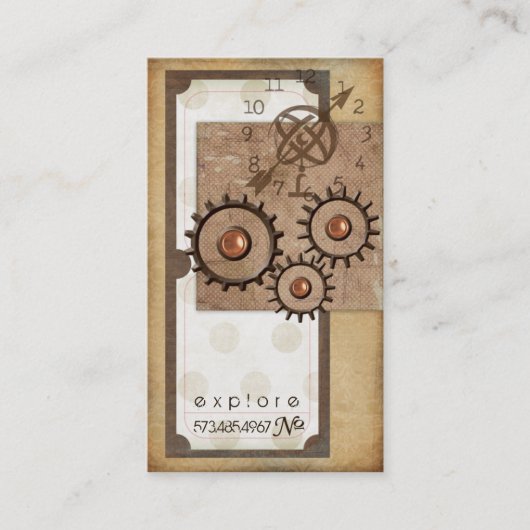 Visitenkarten entdecken visitenkarte (Vorderseite)