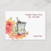 Visitenkarten, exquisites Liquor Store Visitenkarte (Vorderseite)