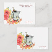 Visitenkarten, exquisites Liquor Store Visitenkarte (Vorne/Hinten)