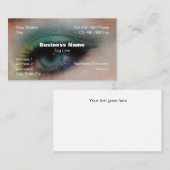 Visitenkarten-Eye Make-U[ Hintergrund HAMbyWG Visitenkarte (Vorne/Hinten)