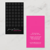 Visitenkarten fett Makeup Artist Visitenkarte (Vorne/Hinten)