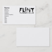 Visitenkarten Feuerstein-Michigans Murderville Visitenkarte (Vorne/Hinten)