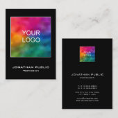 Visitenkarten Firmenlogo Moderne, vertikale Visitenkarte (Vorne/Hinten)