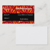 Visitenkarten Flames Flaming Company Visitenkarte (Vorne/Hinten)