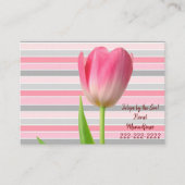 Visitenkarten, Floristisches BlumenStrip Visitenka Visitenkarte (Vorderseite)