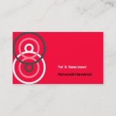 Visitenkarten Frischer Luxus Business Card Visitenkarte (Rückseite)