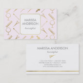 Visitenkarten, Friseur, Make-up Visitenkarte (Vorne/Hinten)
