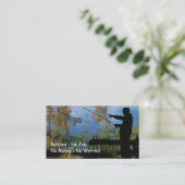 Visitenkarten für ältere Menschen Visitenkarte (Stehend Vorderseite)