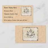 Visitenkarten für Antiken-Geschäft Visitenkarte (Vorne/Hinten)