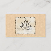 Visitenkarten für Antiken-Geschäft Visitenkarte (Rückseite)