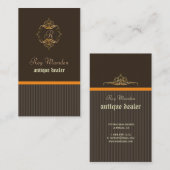 Visitenkarten für Antiquitätenhändler Visitenkarte (Vorne/Hinten)