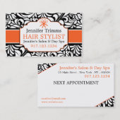 Visitenkarten für Ärzte | Hair School Terminkarte (Vorne/Hinten)