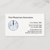 Visitenkarten für Ärzte im Büro Visitenkarte (Vorderseite)