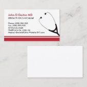 Visitenkarten für Ärzte oder medizinisches Persona Visitenkarte (Vorne/Hinten)