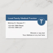 Visitenkarten für Ärzte Visitenkarte (Vorderseite)