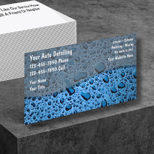 Visitenkarten für Autodetailing-Unternehmen Visitenkarte